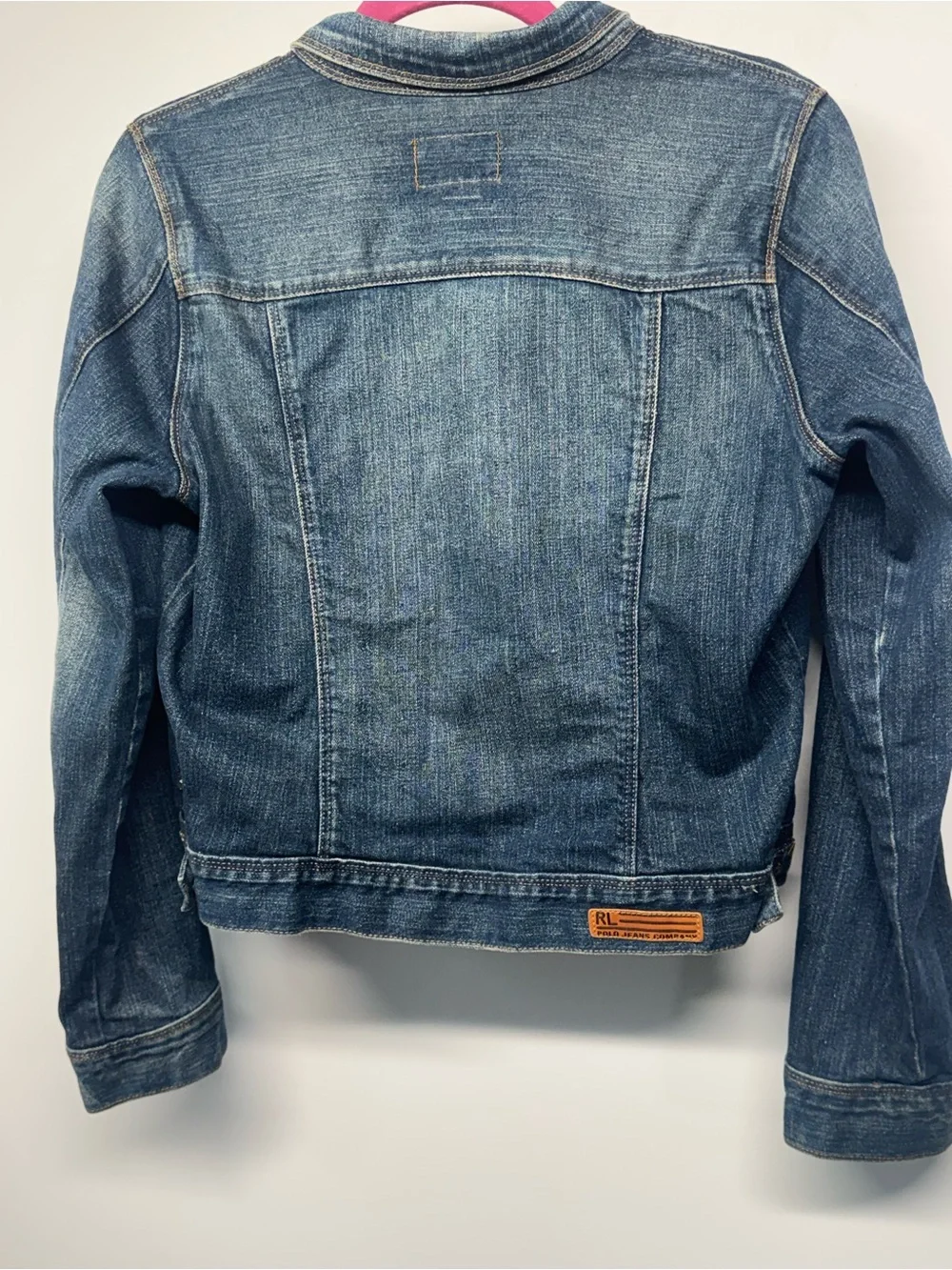 Ralph Lauren Women's Blue Denim Jean Jacket large - Picture 5 of 7